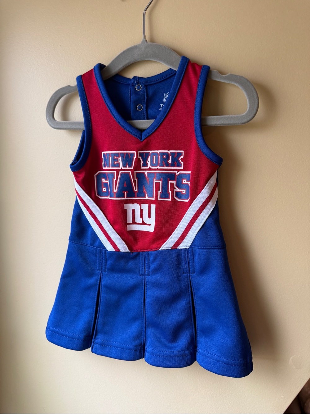 NFL New York Giants Cheerleader Dress 12M Baby Girl